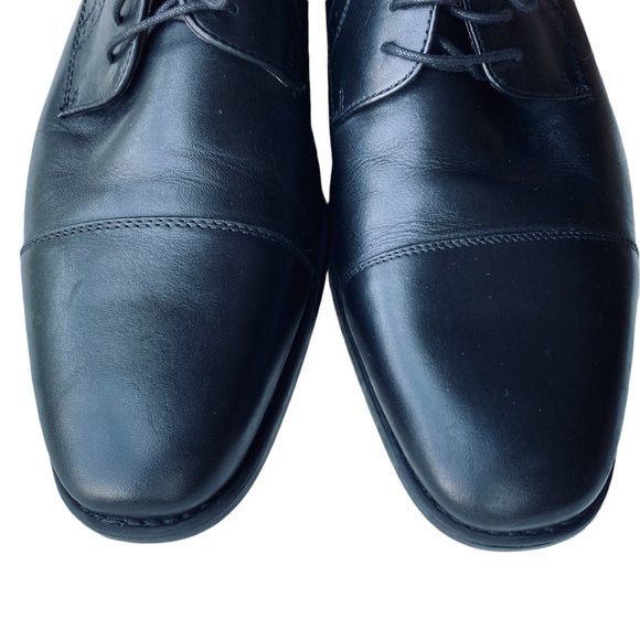 Johnston & Murphy XC4 System Waterproof Sheepskin Oxford Black Size 12M